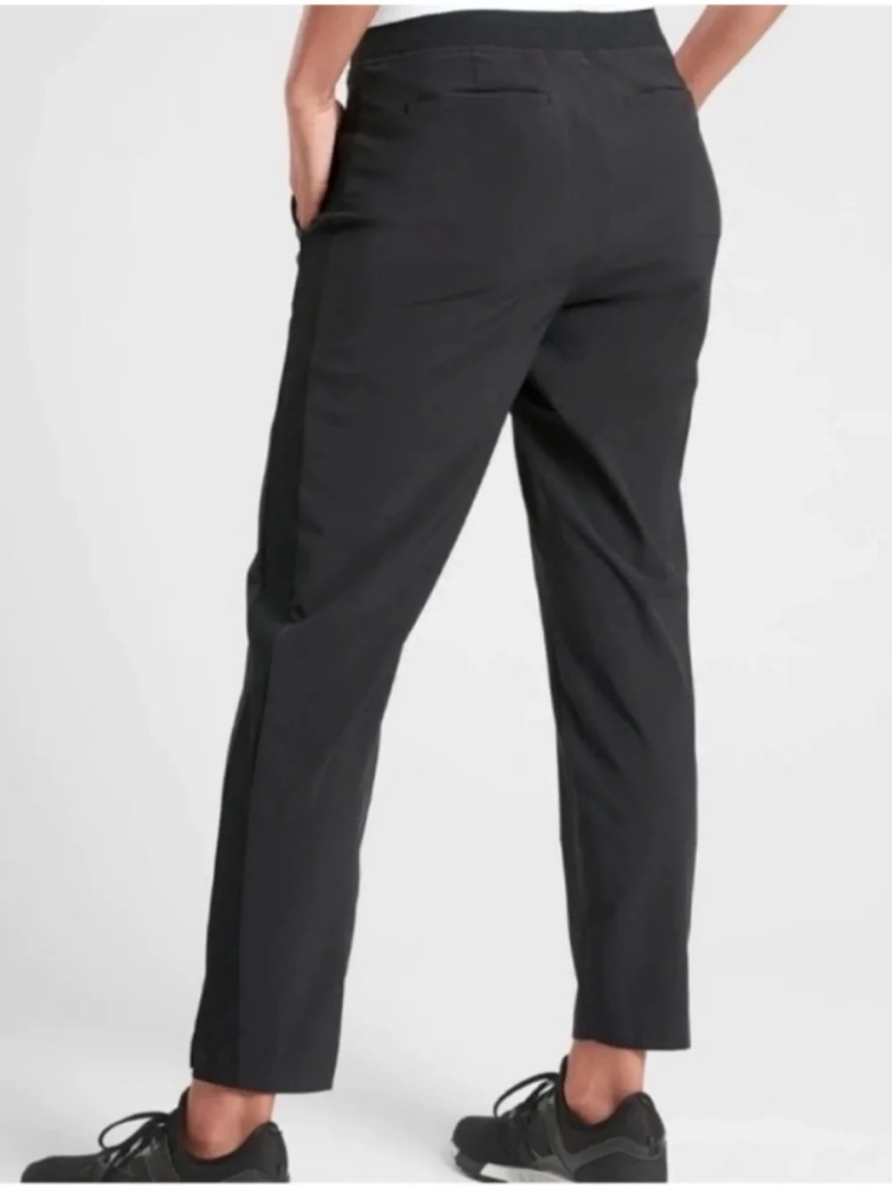 Athleta Brooklyn Ankle Pant Black Athleisure Casual Women’s Size 8